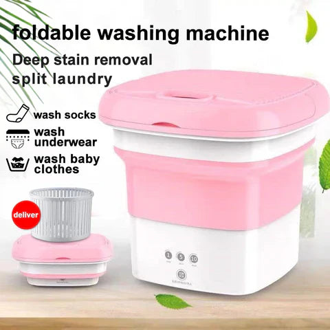 FOLDABLE WASHING MACHINE WITH DRYER